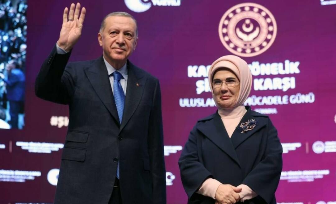 Osobitné posolstvo prvej dámy Erdoğanovej k Medzinárodnému dňu za odstránenie násilia páchaného na ženách!