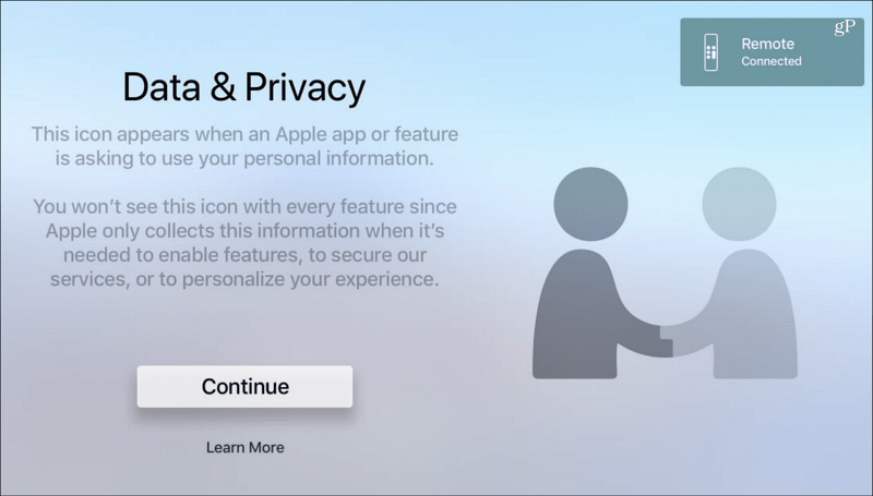  Dáta a ochrana osobných údajov tvOS Apple TV