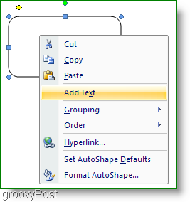 Microsoft Word 2007 Pridať text