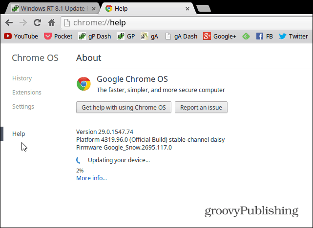 Ako ručne aktualizovať svoj Chromebook Google