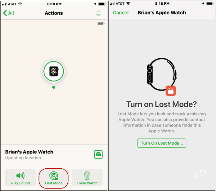 Nájdite Apple Watch_Lost_Mode