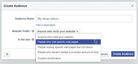 facebook vytvára návštevnosť webových stránok publika