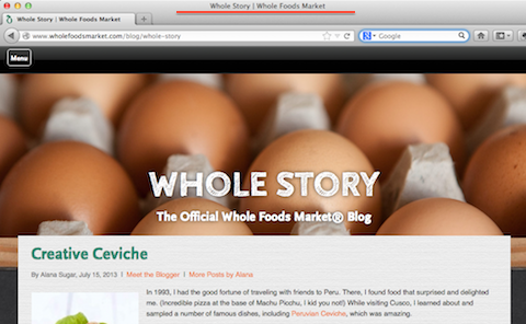 blog o celých potravinách