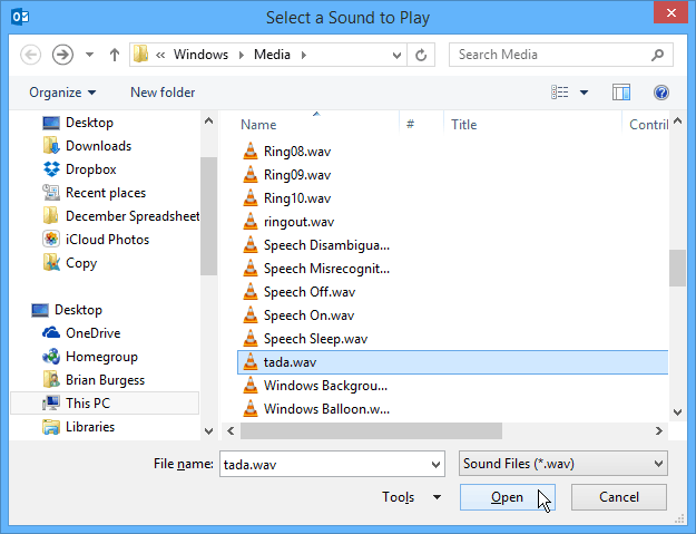 Tip programu Outlook: Priraďte kontaktom konkrétne zvuky výstrahy