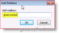 Screenshot programu Outlook 2010 pridať poštovú schránku
