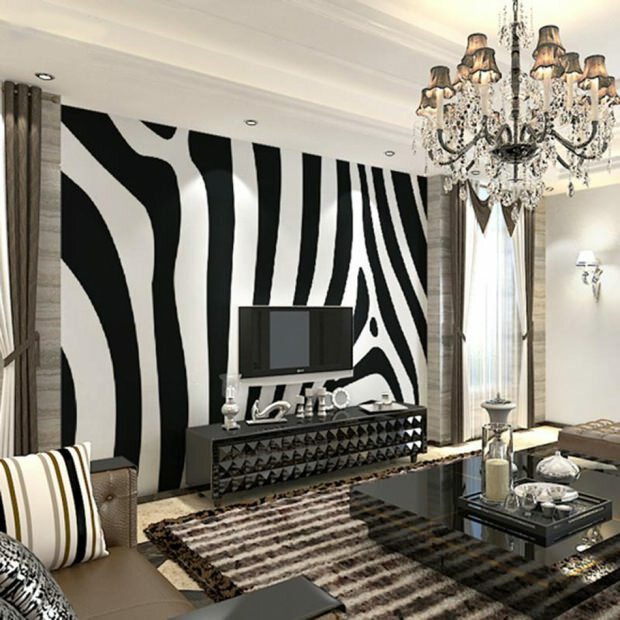 Móda Zebra v domácej dekorácii