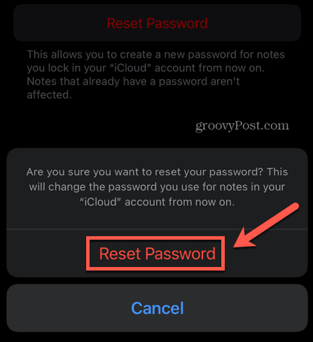 reset hesla na iphone