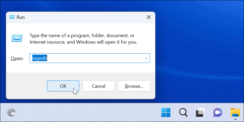 regedit blokuje používateľom nastavenia v systéme Windows 11