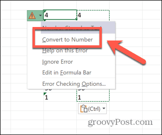 Excel previesť na číslo