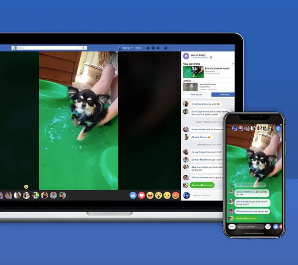 Facebook testuje nový videozáznam v skupinách s názvom Watch Party, ktorý umožňuje členom sledovať spoločné videá v rovnakom čase a na rovnakom mieste. 