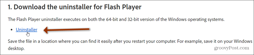 Ako odinštalovať program Adobe Flash zo systému Windows 10