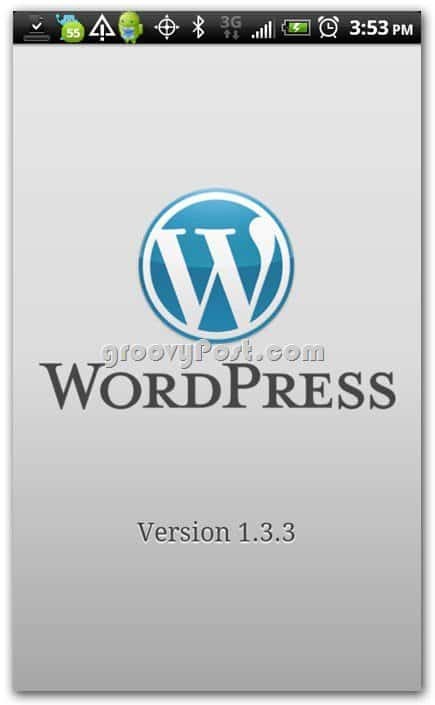 Wordpress v systéme Android verzie 1.33