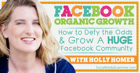 obrázok podcastu organický rast Facbook