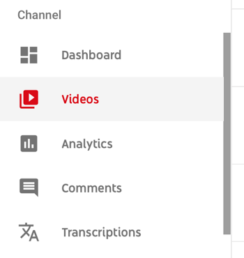 Ako používať sériu videí na rozšírenie vášho kanála YouTube, možnosť ponuky a výber konkrétneho videa YouTube na zobrazenie analytických údajov