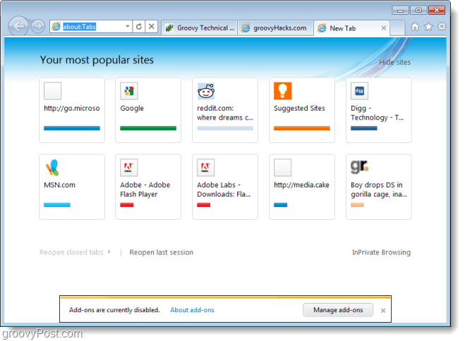 Prehliadka prehliadača Internet Explorer 9 Beta