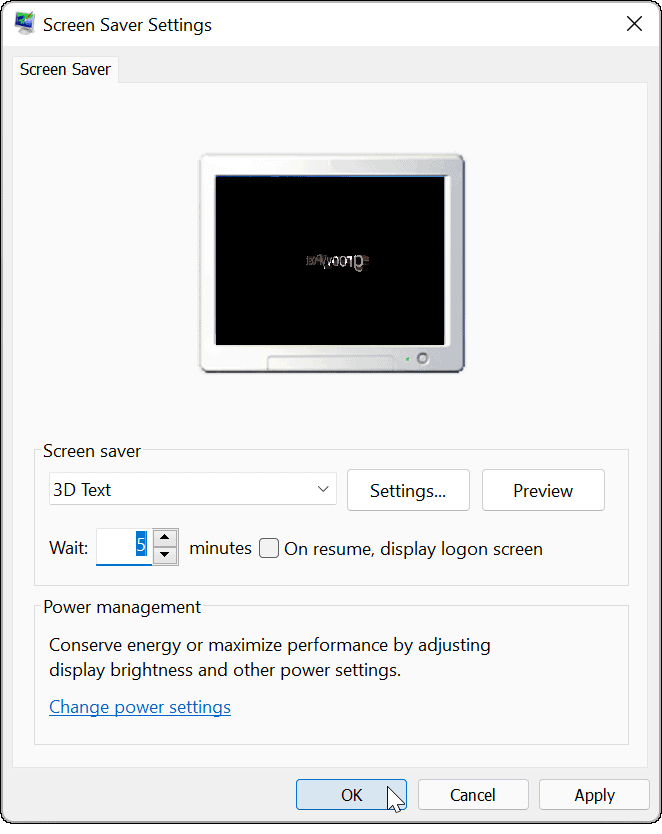  nastavenia šetriča obrazovky windows 11