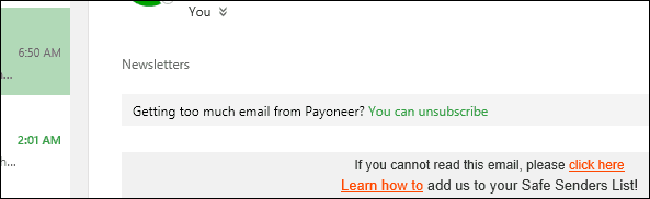 Ako sa odhlásiť z mailing listov