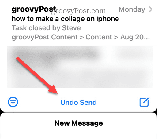 Zrušiť odoslanie e-mailu na iPhone alebo iPad