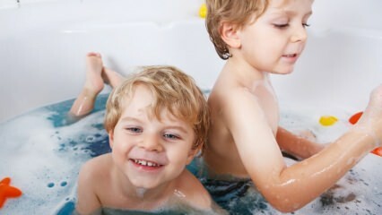 Ako by sa malo staršie dieťa vykúpať? 