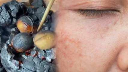 Zmes vlašských orechov a olivového oleja, ktorá odstraňuje škvrny a popáleniny na vašej tvári!