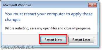 reštartujte počítač a dokončite vypnutie internetového prehliadača 8 v systéme Windows 7