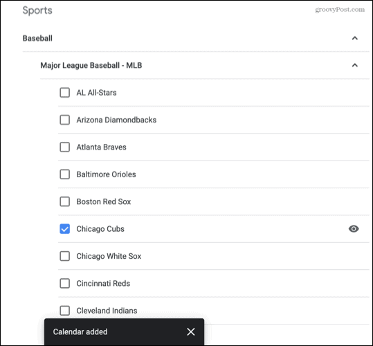Šport bol pridaný do Kalendára Google
