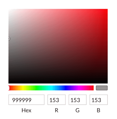 Vyberte farby pomocou výberu farieb alebo zadajte hexadecimálne kódy.