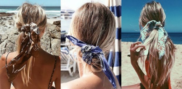 2018 plážová móda pre vlasy
