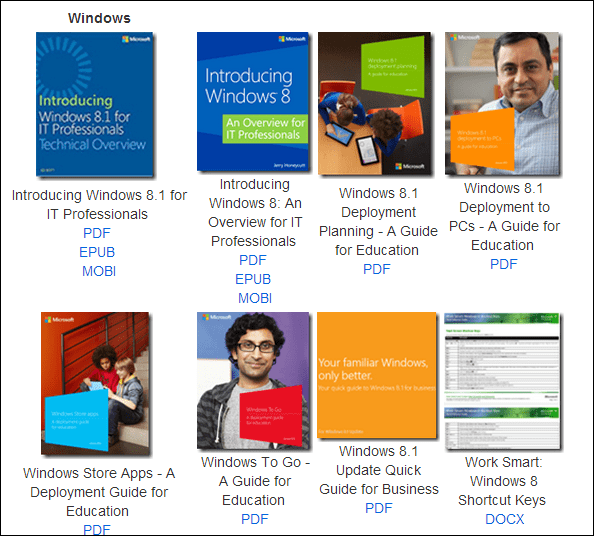 Stiahnite si zadarmo elektronické knihy spoločnosti Microsoft o softvéri a službách spoločnosti Microsoft