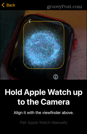 vzor párovania hodiniek Apple