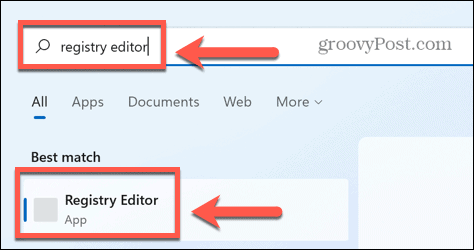 Windows otvorený editor registra