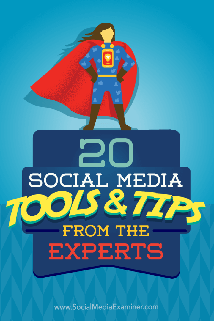 20 nástrojov a tipov na sociálne médiá od odborníkov: Examiner pre sociálne médiá