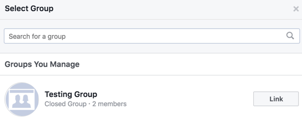 Prepojte svoju skupinu na Facebooku s inými skupinami.