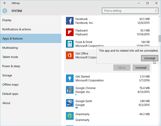 Odinštalujte Candy Crush a ďalšie predinštalované aplikácie systému Windows 10