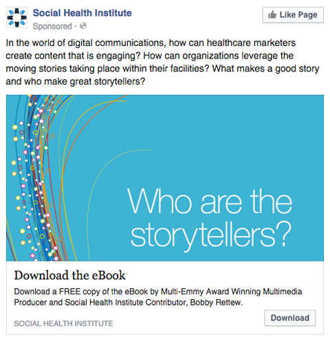 sociálny zdravotný ústav facebook reklama
