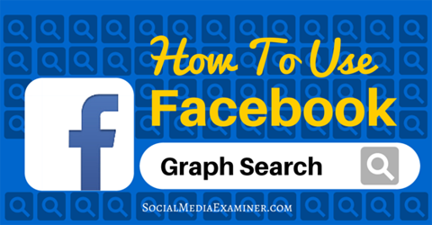 použite vyhľadávanie facebookových grafov
