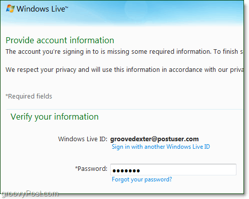 zmeniť heslo živej domény systému Windows