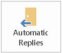 Tlačidlo automatických odpovedí programu Outlook Tlačidlo automatických odpovedí programu Outlook