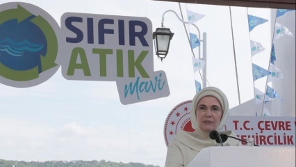 Prvá výzva prvej dámy Erdoğan na podporu projektu „Zero Waste Blue“