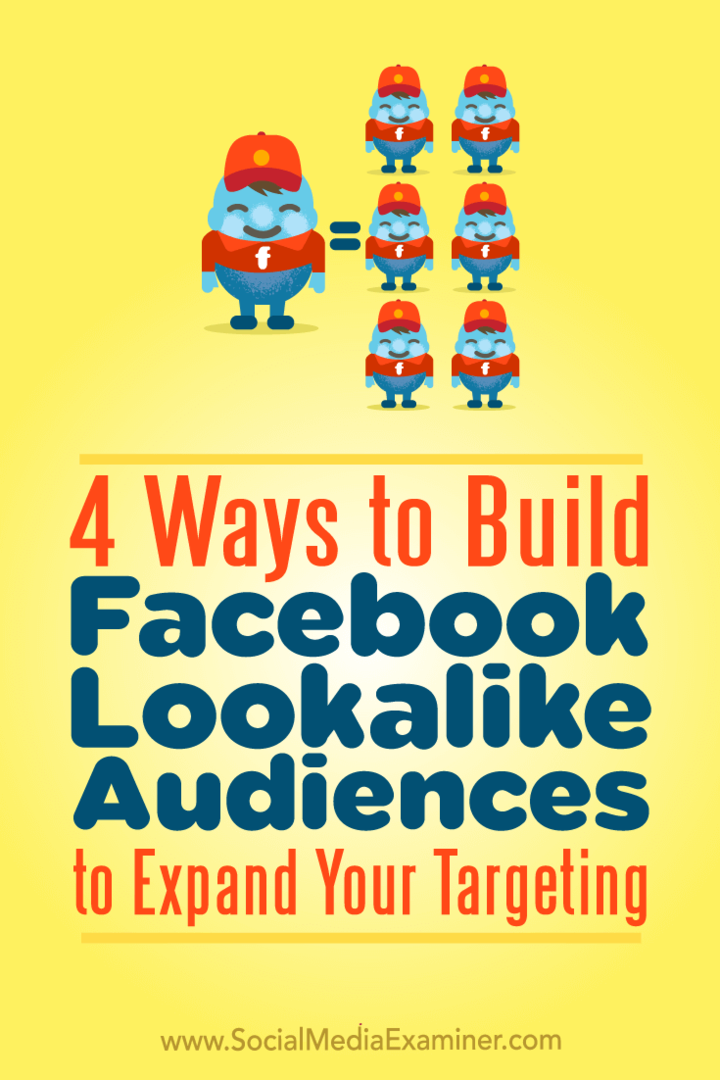 4 spôsoby, ako vybudovať na Facebooku podobné publikum, aby ste rozšírili svoje zacielenie, Charlie Lawrance na prieskumníkovi sociálnych médií.