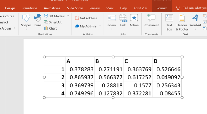 Excel dáta ako objekt v programe PowerPoint