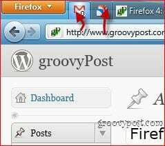 firefox 4 pripnuté karty aplikácií