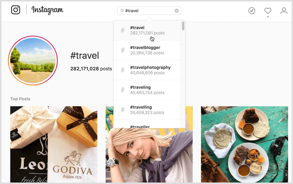 Pri určitých vyhľadávaniach hashtagov na Instagrame sa rôznym používateľom môžu zobraziť rôzne výsledky obsahu.