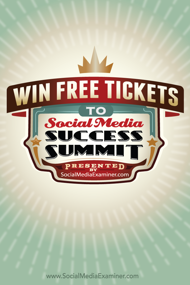 vyhrajte bezplatný lístok na samit o úspechu v sociálnych sieťach 2015