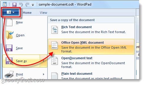 uložiť odt súbor ako otvorený xml dokument