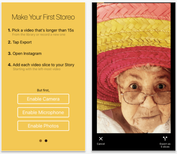 Premeňte svoje videá na plynulé príbehy Instagramu pomocou služby Storeo.