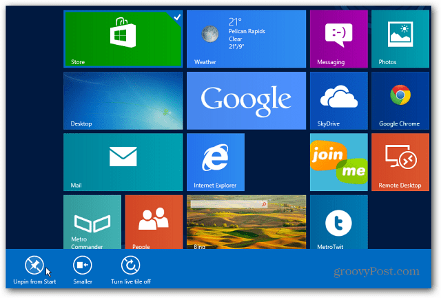 Ako vypnúť obchod v systéme Windows 8
