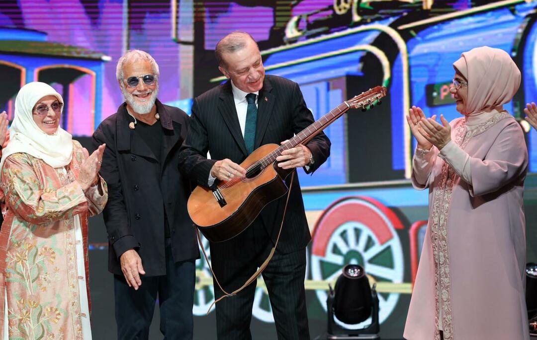 Yusuf Islam dal svoju gitaru prezidentovi Erdoganovi