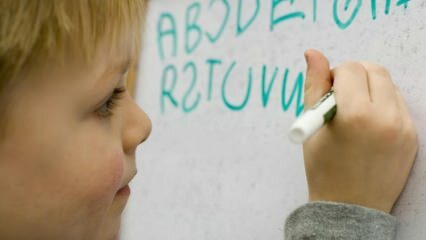 Ako učiť deti abecedu?