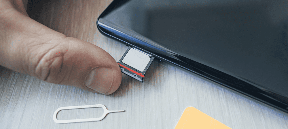 Otvorenie slotu SIM karty na iPhone alebo Android